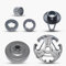 Accesorios para herramientas Kit de cojinete de jaula de engranaje helicoidal de rueda dentada de llanta de tambor de embrague de 3/8 compatible con piezas de motosierra Husqvarna 365 371 372 372XP 3