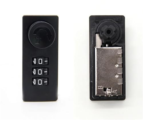 Serratura a codice meccanico a tre posizioni, senza chiave, for cassettiera, cassaforte MA035, 1 pezzo(B)