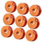 HUVNEXA 9er-Pack Fadenspulen-Ersatz for Worx Rasentrimmer WG150E WG154E WG155E WG157E WG160E WG163E WG166E WG167E WG169E for Mac Allister MGTP18Li Rasentrimmer 1,5 mm 1 x 2,5 m