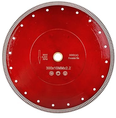 Casaverde Diamond Cutting Disc 300mm x 25.4mm/22.23mm Porcelain Cutting Disc for Porcelain,Granite,Marble,Tiles & Ceramics