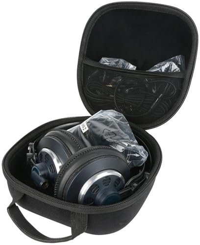 Khanka Duro Viaje Estuche Bolso Funda para AKG K240 K240 MKII K702 Studio Auriculares DJ.(Solo Caso)
