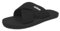 Kilter Men's Axis Lightweight Cross Strap Slip-On Summer Slider Sandal - Black - 9 UK