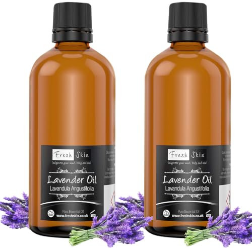 Freshskin Beauty LTD | Lavender Essential Oil - 200ml (2 x 100ml) - 100% Pure & Natural Essential Oils