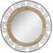 Paris Prix Atmosphera Créateur d'intérieur - Miroir Rond en Métal & Bois Joe 45cm Noir