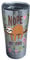 Tervis 1350126 Sloth Nope Not Today Stainless Steel Insulated Tumbler with Clear and Black Hammer Lid, 20oz, Silver