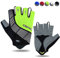 Souke Sports Fahrradhandschuhe Halbfinger Herren Damen Gel Stoßdämpfung Fitness Handschuhe Atmungsaktiv Anti-Rutsch Radhandschuhe