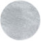 Carpetsale24 Teppich Wohnzimmer Shaggy Einfarbig Design 160 cm Rund Silberfarbe - Hochflor Teppich Schlafzimmer Luxuriöse Kuschelig und Super Weich Langflor 50 mm Florhöhe - Flauschiger Teppich Rund