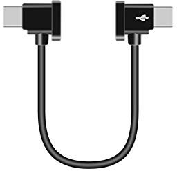 Hensych 15cm/30cm Cable for D-J-I Avata/Mini 3 Pro/Mavic 3/FPV Goggles V2/Mini 2/Mavic Air 2/Air 2S/Pocket 2/Osmo Pocket Tablet Phone Data Transfer Cord (15cm Type-c to Type-c)
