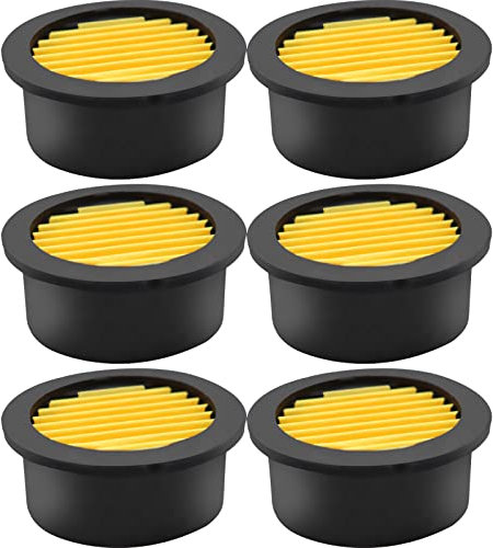 Seamaka 6PCS Air Compressor Filter Elements, Air Compressor Intake Paper Filter Elements Air Replacement Filter Element for Air Compressor O-H-068