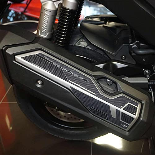 labelbike - Adesivo in Resina Gel 3D Decorazione e Protezione Carter Marmitta Moto compatibile con Honda ADV350 2022-2024