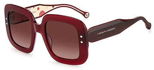 Carolina Herrera Unisex Ch 0010/s Sunglasses, LHF/3X Burgundy, 52