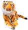 Toyvian Kuscheltierpuppen Simulation Tiger Dekoration Für Zuhause Schlafzimmer Wohnzimmer