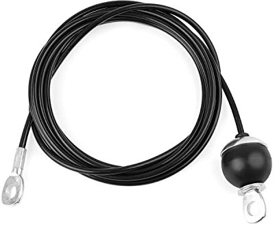 KINHARD Gym Kabel 3.5M Seilzug Fitness, Draht Fitnessgerät Stahlseil mit ösen, Kabelzug Fitness, mit Schwerkraftkugel und Karabiner 250KG Nutzlast, für Latzug Kabelzug Fitness