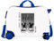 Disney Mickey und Minnie Travel the World Paris Kinderkoffer, weiß, 50 x 39 x 20 cm, starres ABS, seitlicher Kombinationsverschluss, 34 l, 1,8 kg, 4 Rollen, Handgepäck