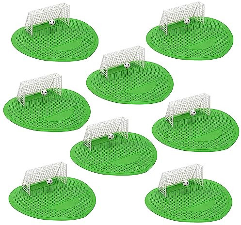 8 Stück Urinalsieb mit Duft, 18,5 × 19,3 cm, Urinalsieb mit Lustige Fußball, Spritzschutz Geruchsschutz, Geeignet für Badezimmerbüro, Stadien, Hotels, Internet-Caféusw usw