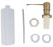 Distributeur de Savon pour évier, 300 ML Distributeur de Savon pour évier de Cuisine Intégré Bouteille de Savon Liquide pour évier de Cuisine(Or)