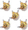 LUOFANG 5 Stück Fisch Anhänger Set, Kunstharz, Fisch Charm, Schmuckherstellung, Zubehör, Schmuckzubehör Set, Harzmaterial für Heimwerker