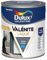 Dulux Valentine Peinture Laque Valénite Intérieur et Extérieur Multi-supports - Finition parfaite et lisse, Formule Haute Résistance - Mat Onde Grise 2 L