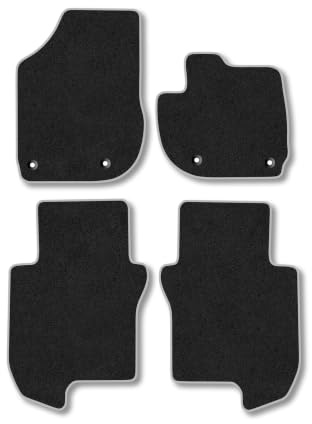 Honda Jazz (2020+) [Manual] Carpet Car Mats | Grey Edge Trim Tailored Fit Floor Mats Full Coverage Protection Accessories Easy Clean Anti Slip Made in the UK