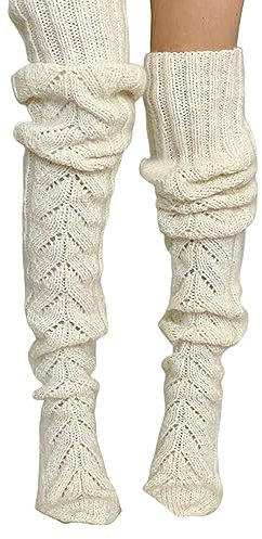 Générique 2024 – Frauen Overknee Strümpfe lang Strümpfe Cosplay Festival Strümpfe Halloween Strümpfe Blau Ente Kinder, weiß, One size