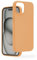 Hama Hülle für iPhone 15 (Handyhülle, stoßfest, Kratzfest, Elegante Schutzhülle für Rückseite, weich, Slim, softe Oberfläche, Wireless Charging kompatibel) orange