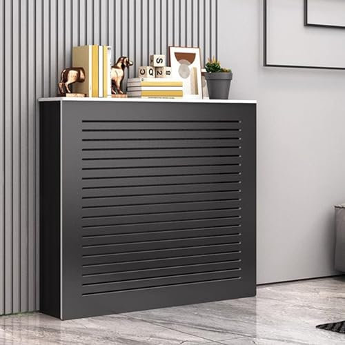 Usknxiu Wooden Radiator Cover, Modern Heater Cover Storage Shelf Decorative Radiator Cover Display Stand, Living Room, Bedroom Radiator Covers,50 * 60 * 15cm