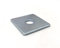Greened House Arandelas cuadradas chapadas en zinc M10, 40 mm x 40 mm x 2 mm de grosor, paquete de 10