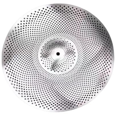 JISADER Piatto muto Piatto da pratica a, robusto, leggero, pratica per batterista, accessori per batteria, piatto silenzioso, 18 pollici