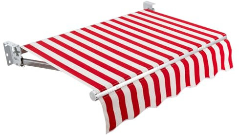 Auvent manuel à bras articulés, 150 x 100 cm, store de rechange pour terrasse
