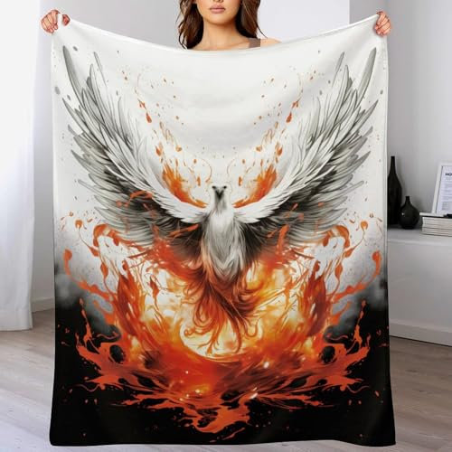 Xiputvl Flamingo Wolldecke – Flauschige Decke Für Ihr Sofa, Ideal Für Komfort Und Stilvolle Dekoration 130×150cm