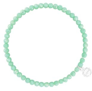 Lizas Schmuckarmband Nashville Armband Perlenarmband 4mm viele Farben (mint)