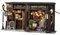 UINOFER DIY Gewächshaus Holz, Miniatur Garten Haus Selber Bauen mit Möbeln, Kreatives Bausatz Erwachsene, Modellbausatz für Erwachsene und Kinder - Coffee Shop