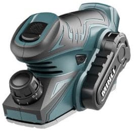 Mini piallatrice elettrica, piallatrice elettrica a singola mano della batteria compatibile con la batteria Makita 12V, larghezza minima di piallatura 60mm per angolo (senza batteria)