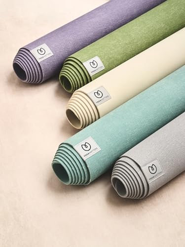 Yogamatters Eco Rise Yoga Mat 3mm | Eco Friendly and Vegan | Natural Tree Rubber | Non-Slip Exercise Mat for Yoga, Pilates, Gym and Fitness (Wild Sage)