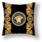 AWD Medusa-Stil Zierkissenbezug, 45 x 45 cm, Gold, Dekorativ, Weich, für Sofa, Sessel, Schlafzimmer