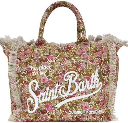 Saint Barth Mc2 St. Barth Vanity-Tasche Fantasy Liberty Margaret Annie Canvas Canvas Lappen 40 x 32 x 20 cm, mehrfarbig, Einheitsgröße