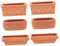 ibasenice 1 Jeu Mini Pots Terre Cuite De Récipients pour Plantes Décoration pour Intérieur Et Bureau pour Amateurs De Jardinage 6 Pièces