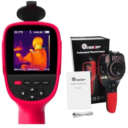 AYJYZHIAG ET692C Handheld 256X192 Infrarot-wärmekamera 3,2 Zoll Wärmebildkamera for Elektronik Reparatur PCB Pipeline Erkennung
