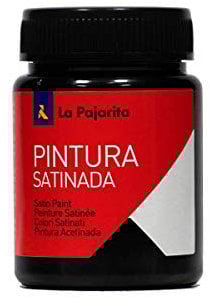 La Pajarita 110616 vernice satinata L-22, Nero, 75 ml
