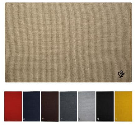 OLIVO.shop | FORMULA Tappeto cotone cucina, Tappeto passatoia cucina cotone lavabile, Tappeto cucina lavabile, vari colori e misure (CREMA, 55x230 cm)