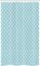 ABAKUHAUS Abstrakt Schmaler Duschvorhang, Polka Dots Stil Muster, Badezimmer Deko Set aus Stoff mit Haken, 120 x 180 cm, Blassblau Weiß