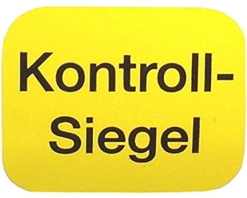 Kontrollsiegel Sicherheitssiegel Siegel 500 Stück Rolle von MBS-FIRE®