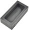XMRISE Graphite Ingot Tiegel Form Schmelzende Gießform Metallofen Raffination Außengröße Rillen 180x70x50 mm