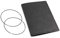 X17, revolutionäres, nachhaltiges A6-Konzept für Notizbuch Personal Organizer und Terminplaner/Hülle für 1 Heft! Vegan, Deutsches Zellulose-Material, Schwarz, Made in Germany