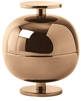 SAMBONET - Centro Tavola Cm 11 H12,5 Gio Ponti Pvd Rum