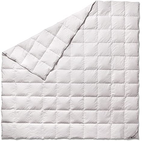 Koru Style Royal Daunen Bettdecke 200x200 cm – 90% Gänsedaunen / 10% Federn – leichte Sommerdecke 200x200 cm – Luxus Daunendecke – Made in Germany – Wärmeklasse 1 (leicht)