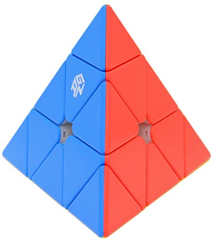 Bukefuno GAN Pyraminx M Magnetische 3x3 Würfel Geschwindigkeit Pyramide 36 3x3x3 Würfel Magnete ohne Aufkleber Standard