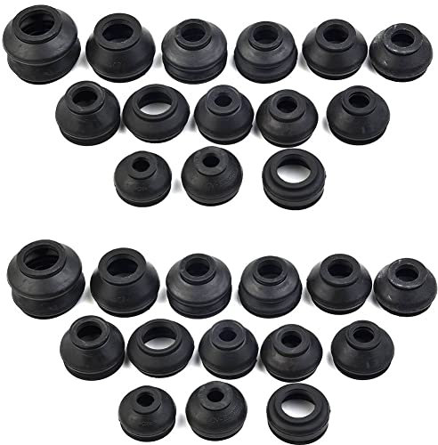 Cubiertas Antipolvo para rótulas de 28 Piezas, Cubiertas Antipolvo universales para rótulas, Cubiertas para Maletero de Coche para una Amplia Gama de vehículos