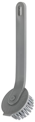 WENKO Spülbürste Simo Grau, Bürste zum Spülen, Polypropylen, Hellgrau, 6 x 21 x 6 cm, 54756100