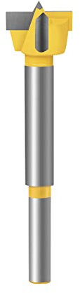 Meccion Broca Forstner Fresadora para Carpintería, Sierra de Corona de Carburo Excelente para Hacer Agujeros Ciegos o Pasantes en Madera,Largo 20mm